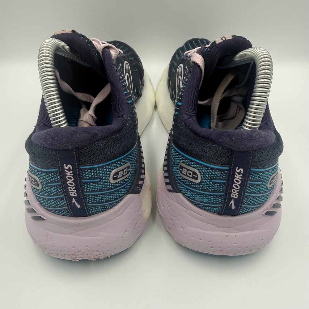 Brooks Glycerin GTS 20 Womens Size 7.5 Running Shoes 1203701B499 Black Pink Blue - Picture 5 of 9